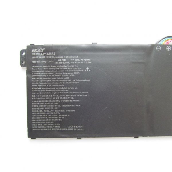 Акумулятор до ноутбука Acer AP16M5J Aspire A315/A515, 4810mAh (37Wh), 4cell, 7.7V, Li-io (A47434) Акумулятор до ноутбука Acer AP16M5J Aspire A315/A515, 4810mAh (37Wh), 4cell, 7.7V, Li-io (A47434)