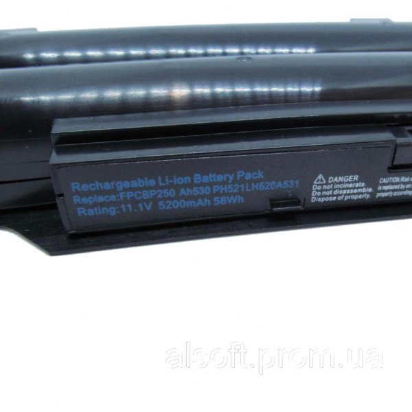 Акумулятор до ноутбука Alsoft Fujitsu LifeBook A530 FPCBP250 5200mAh 6cell 11.1V Li-ion (A41689) Акумулятор до ноутбука Alsoft Fujitsu LifeBook A530 FPCBP250 5200mAh 6cell 11.1V Li-ion (A41689)