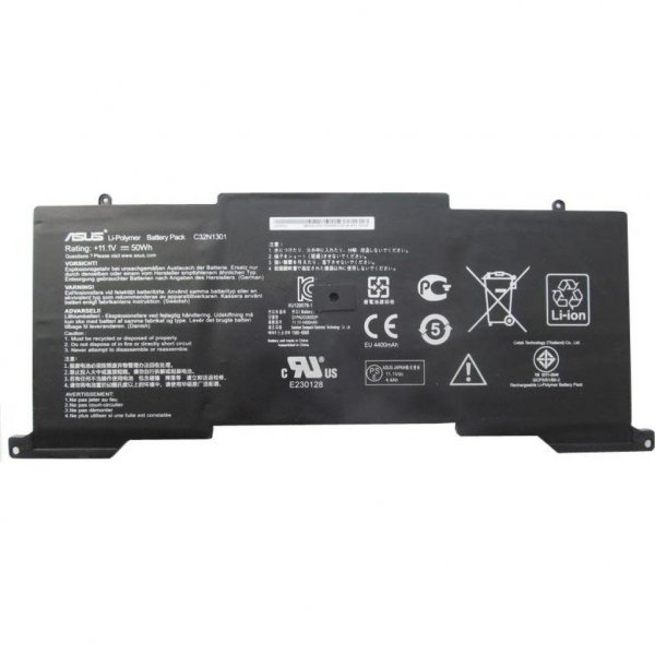 Акумулятор до ноутбука Asus UX31LA C32N1301, 4400mAh (50Wh), 6cell, 11.1V (A47037) Акумулятор до ноутбука Asus UX31LA C32N1301, 4400mAh (50Wh), 6cell, 11.1V (A47037)
