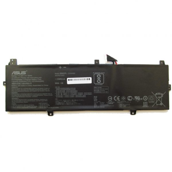 Акумулятор до ноутбука Asus UX430 C31N1620, 4335mAh (50Wh), 3cell, 11.55V, Li-Pol, черна (A47298) Акумулятор до ноутбука Asus UX430 C31N1620, 4335mAh (50Wh), 3cell, 11.55V, Li-Pol, черна (A47298)