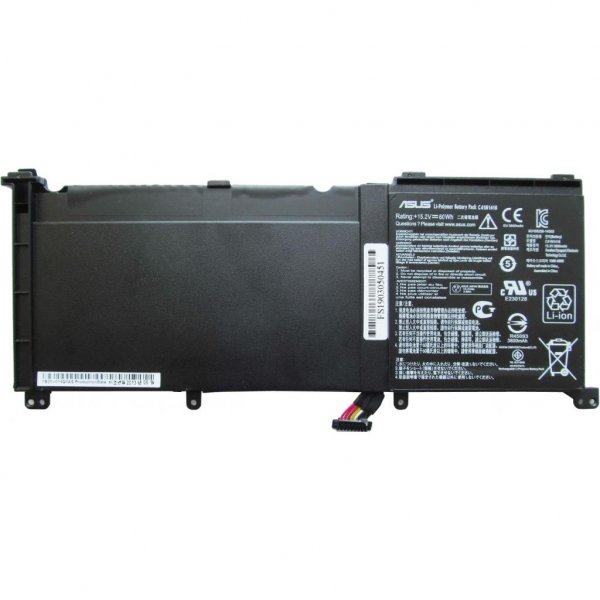 Акумулятор до ноутбука Asus UX501 C41N1416, 3800mAh (60Wh), 4cell, 15.2V, Li-Pol, черная (A47300)