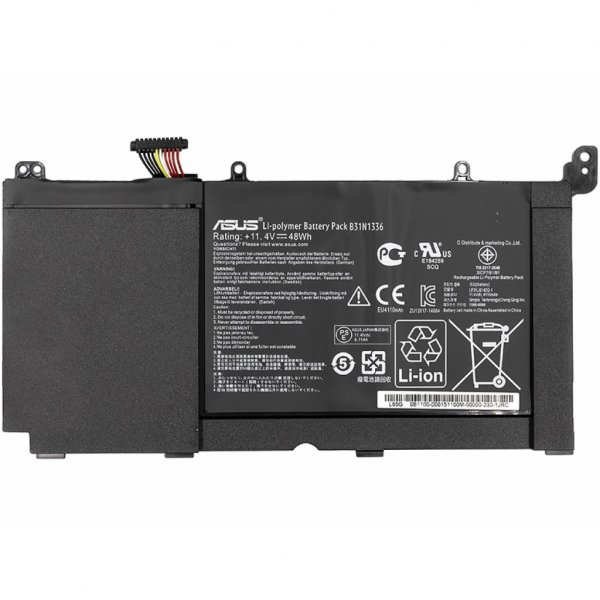 Акумулятор до ноутбука Asus VivoBook S551L (A42-S551) 11.4V 4400mAh (NB430765)