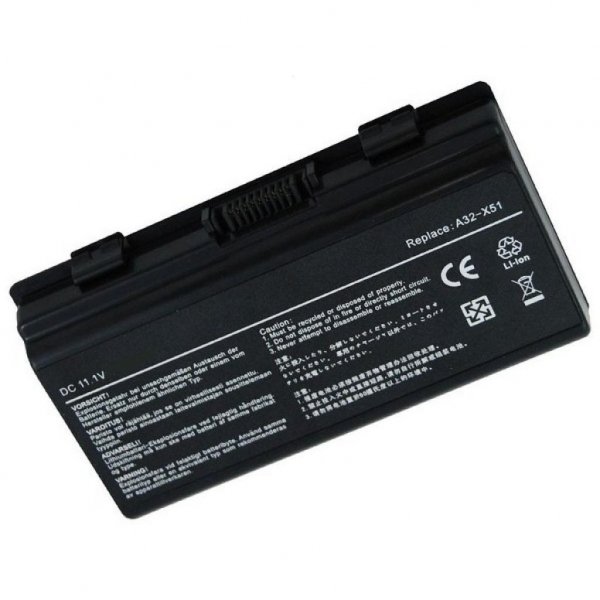 Акумулятор до ноутбука Asus X51H (A32-T12, AS5151LH) 11.1V 5200mAh PowerPlant (NB00000011)