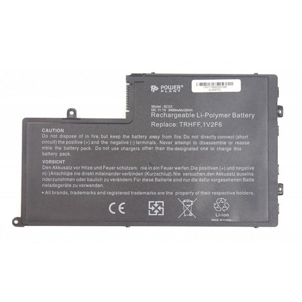Акумулятор до ноутбука Dell Inspiron 15-5547 Series (TRHFF, DL5547PC) 11.1V 3400mAh PowerPlant (NB440580)