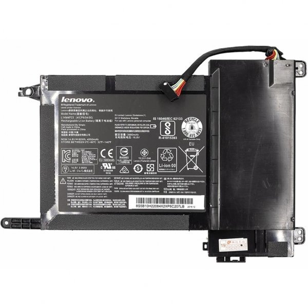 Акумулятор до ноутбука Lenovo Y700-17iSK (L14M4P23) 14.8V 60Wh (NB480647) Акумулятор до ноутбука Lenovo Y700-17iSK (L14M4P23) 14.8V 60Wh (NB480647)