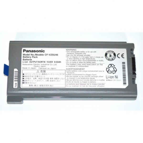 Акумулятор до ноутбука PANASONIC ToughBook CF-30 CF-VZSU46, 8550mAh (87Wh), 9cell, 10.65V, Li (A47017) Акумулятор до ноутбука PANASONIC ToughBook CF-30 CF-VZSU46, 8550mAh (87Wh), 9cell, 10.65V, Li (A47017)
