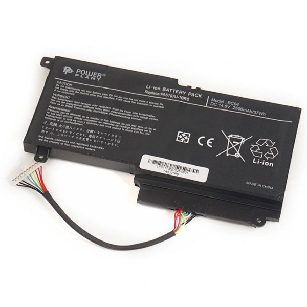 Акумулятор до ноутбука TOSHIBA Satellite L55 (PA5107U-1BRS, TA5107P9) 14.8V 2500mAh PowerPlant (NB510221)