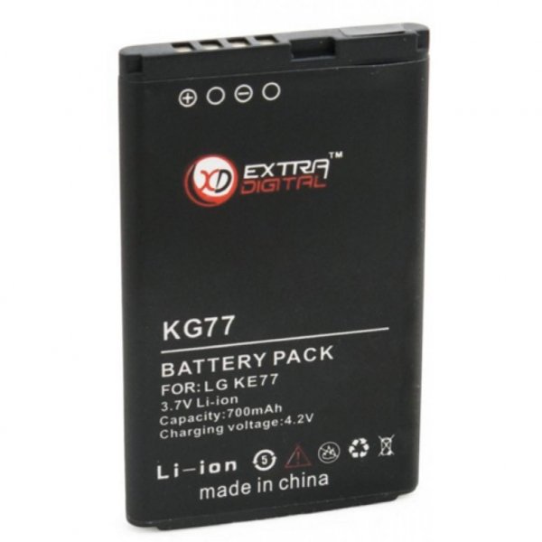 Акумуляторна батарея EXTRADIGITAL LG KG77 (700 mAh) (DV00DV6058)