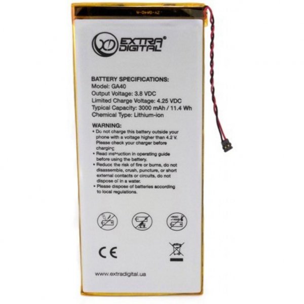 Акумуляторна батарея EXTRADIGITAL Motorola Moto G4 Plus (GA40) 3000 mAh (BMM6428) Акумуляторна батарея EXTRADIGITAL Motorola Moto G4 Plus (GA40) 3000 mAh (BMM6428)
