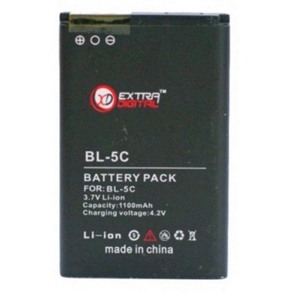 Акумуляторна батарея EXTRADIGITAL Nokia BL-5C (1100 mAh) (BMN6274)