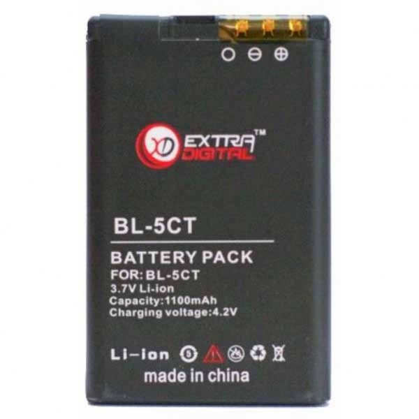 Акумуляторна батарея EXTRADIGITAL Nokia BL-5CT (1100 mAh) (BMN6275)