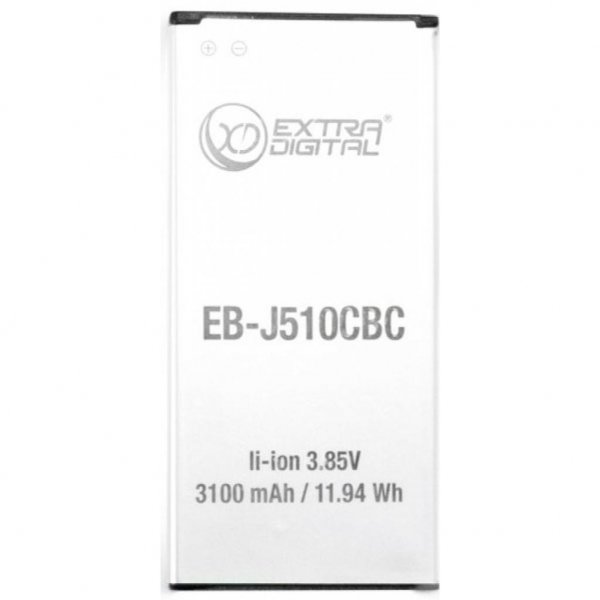 Акумуляторна батарея EXTRADIGITAL Samsung EB-J510CBC, 3100 mAh (BMR6483)