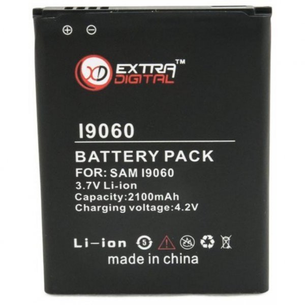 Акумуляторна батарея EXTRADIGITAL Samsung Galaxy Grand Neo GT-i9060 (2100 mAh) (BMS6240) Акумуляторна батарея EXTRADIGITAL Samsung Galaxy Grand Neo GT-i9060 (2100 mAh) (BMS6240)