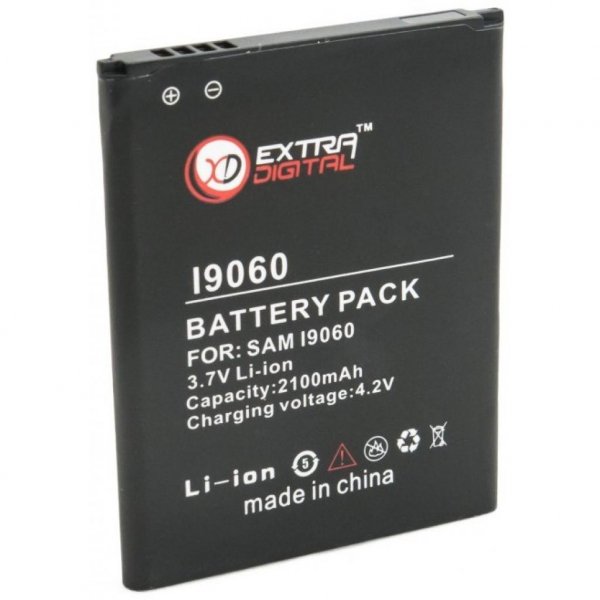 Акумуляторна батарея EXTRADIGITAL Samsung Galaxy Grand Neo GT-i9060 (2100 mAh) (BMS6240) Акумуляторна батарея EXTRADIGITAL Samsung Galaxy Grand Neo GT-i9060 (2100 mAh) (BMS6240)