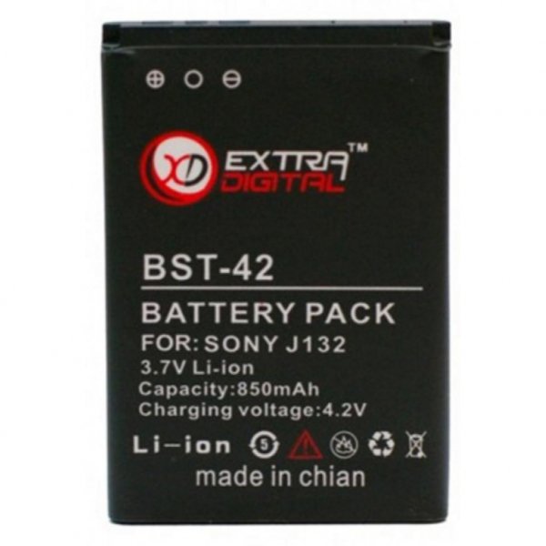 Акумуляторна батарея EXTRADIGITAL Sony Ericsson BST-42 (850 mAh) (DV00DV6076)