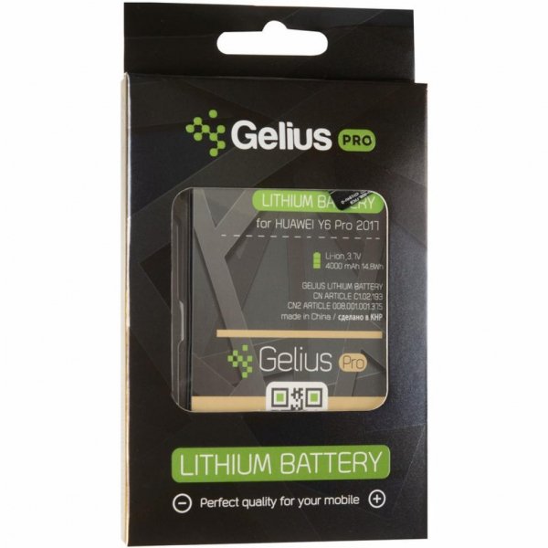 Акумуляторна батарея Gelius Pro Huawei HB406689ECW/396689ECW (Y7/Y7 Prime/Y9/.../Mate9/.../N (73707)
