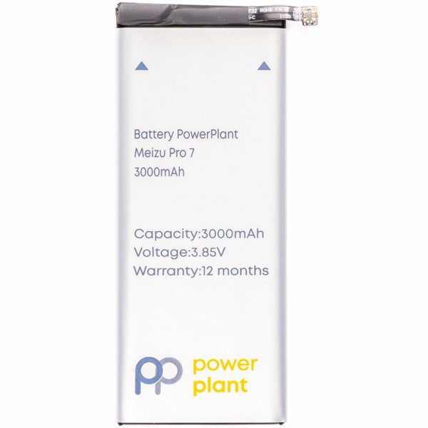 Акумуляторна батарея PowerPlant для телефону Meizu Pro 7 (BA792) 3000mAh (SM210138)