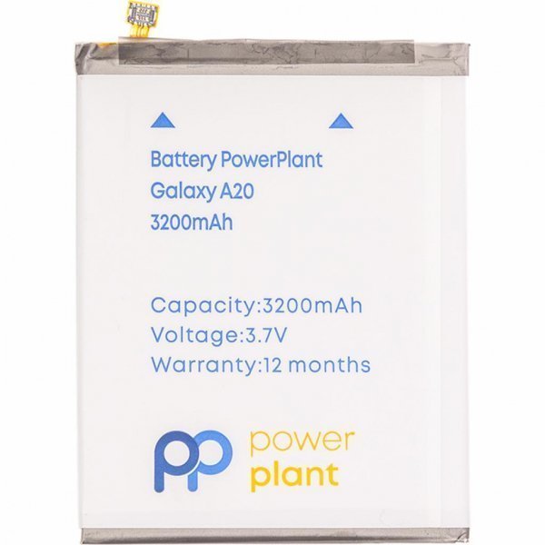 Акумуляторна батарея PowerPlant для телефону Samsung Galaxy A20 (EB-BA505ABN) 3200mAh (SM170685)