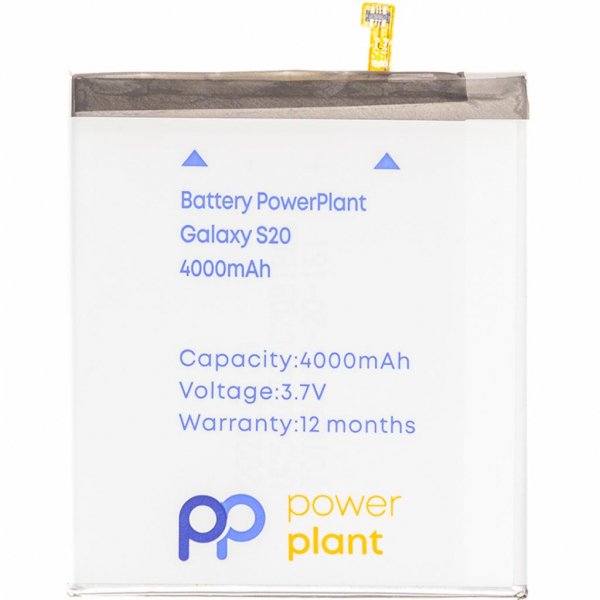Акумуляторна батарея PowerPlant для телефону Samsung Galaxy S20 (EB-BG980ABY) 4000mAh (SM170746)