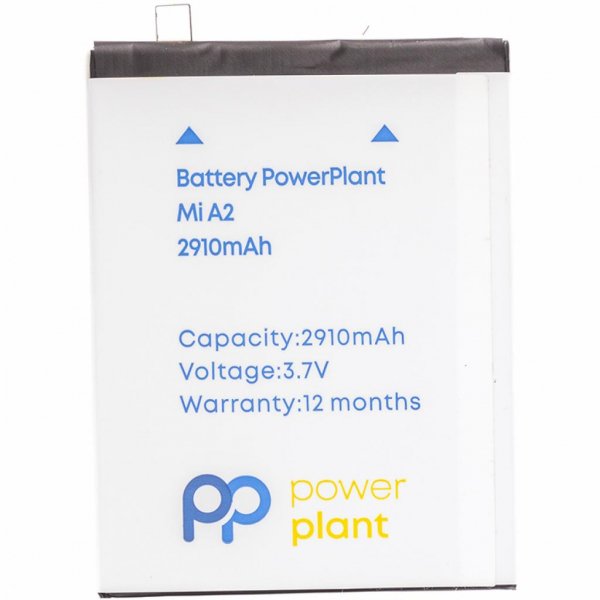 Акумуляторна батарея PowerPlant для телефону Xiaomi Mi A2 (BN36) 2910mAh (SM220274)