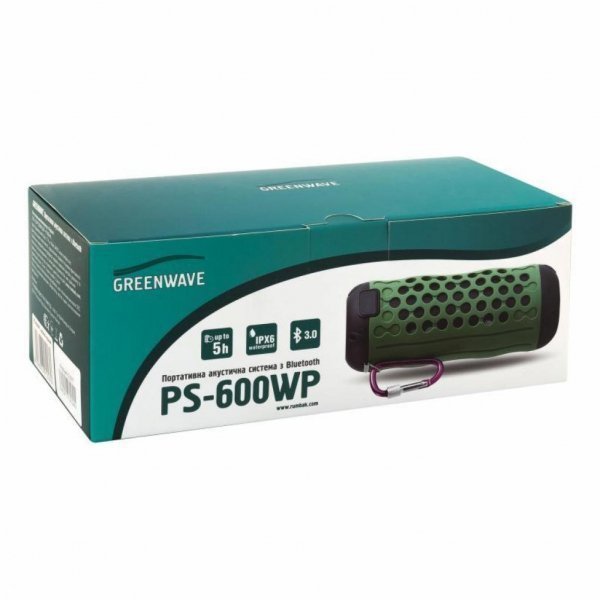 Акустична система Greenwave PS-600WP Green-black (R0015126)