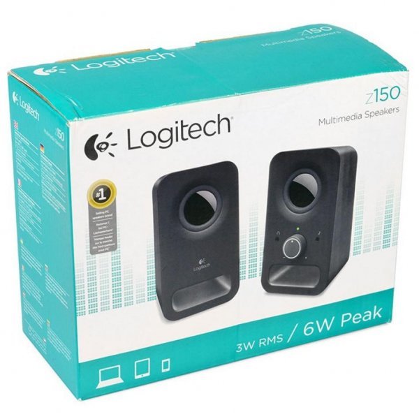 Акустична система Logitech Z-150 Black (980-000814) Акустична система Logitech Z-150 Black (980-000814)