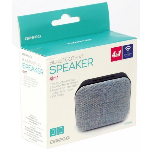 Акустична система OMEGA OG58DG Bluetooth Fabric Light Grey (OG58LG) Акустична система OMEGA OG58DG Bluetooth Fabric Light Grey (OG58LG)