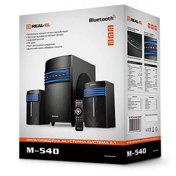 Акустична система REAL-EL M-540 black Акустична система REAL-EL M-540 black