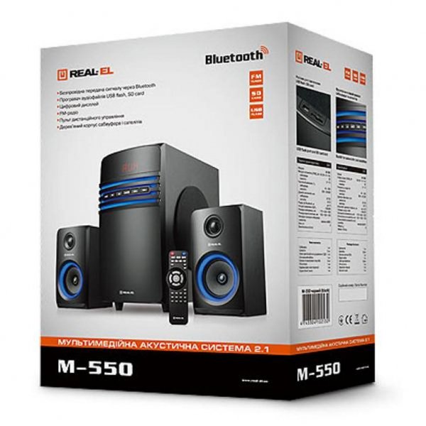 Акустична система REAL-EL M-550 black