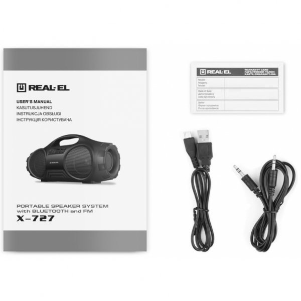 Акустична система REAL-EL X-727 Black Акустична система REAL-EL X-727 Black