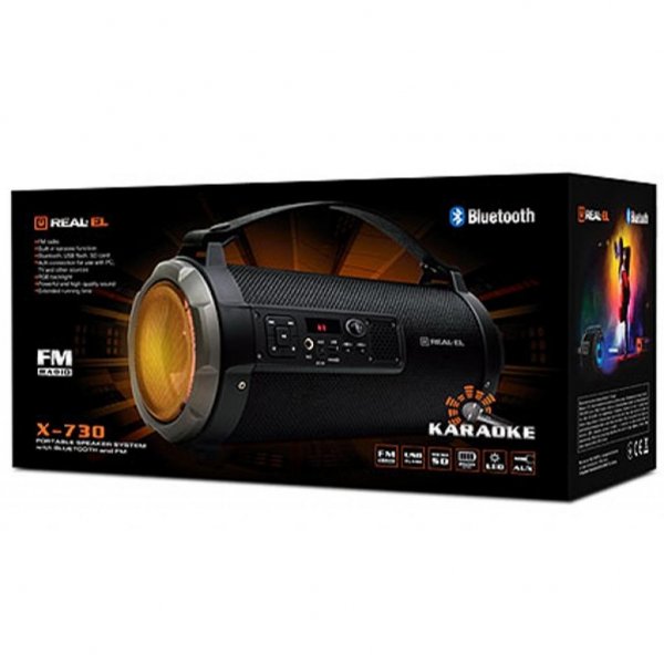 Акустична система REAL-EL X-730 Black Акустична система REAL-EL X-730 Black