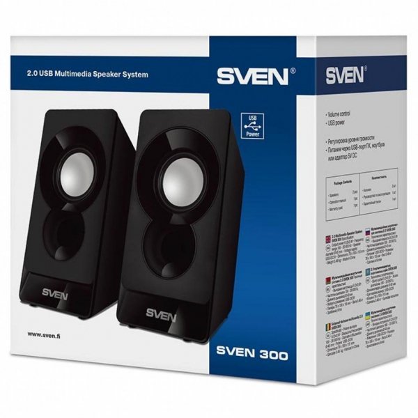 Акустична система SVEN 300 black
