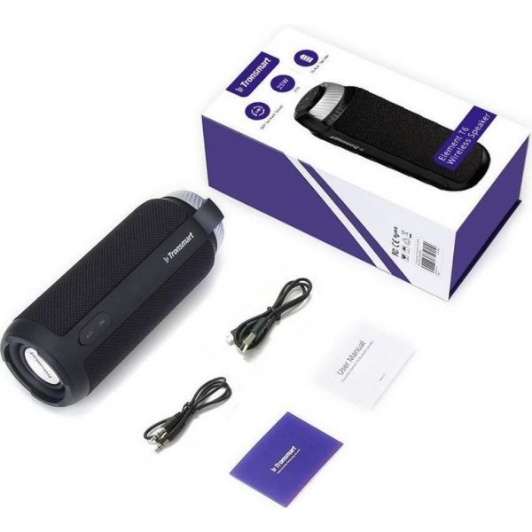 Акустична система Tronsmart Element T6 Portable Bluetooth Speaker Black (235567) Акустична система Tronsmart Element T6 Portable Bluetooth Speaker Black (235567)