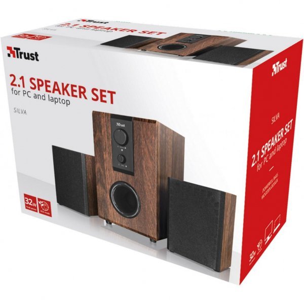 Акустична система Trust Silva 2.1 Speaker Set for PC and laptop (21734)