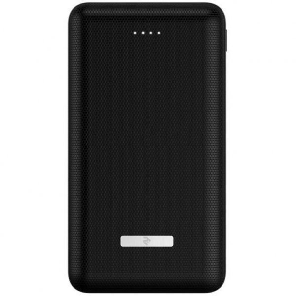 Батарея універсальна 2E SOTA series Slim 20000мА/ч, DC 5V, 2USB-2.1A&2.1A, black (2E-PB2006AS-BLACK)