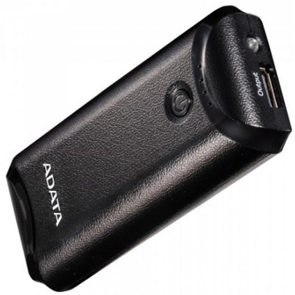 Батарея універсальна ADATA P5000 Black (5000mAh, 5V*1A, cable) (AP5000-USBA-CBK)