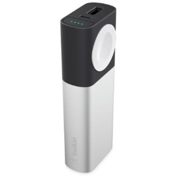 Батарея універсальна Belkin 6700mAh Valet Charger ™ Power Pack для Apple Watch & iPhone (F8J201btSLV)
