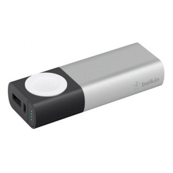 Батарея універсальна Belkin 6700mAh Valet Charger ™ Power Pack для Apple Watch & iPhone (F8J201btSLV)