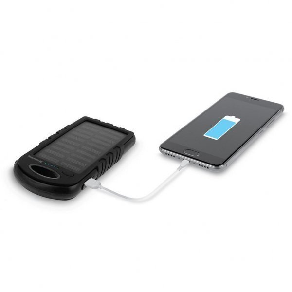 Батарея універсальна ColorWay 6000 mAh Black, Solar Charge (CW-PB060LPA2BK-SF) Батарея універсальна ColorWay 6000 mAh Black, Solar Charge (CW-PB060LPA2BK-SF)
