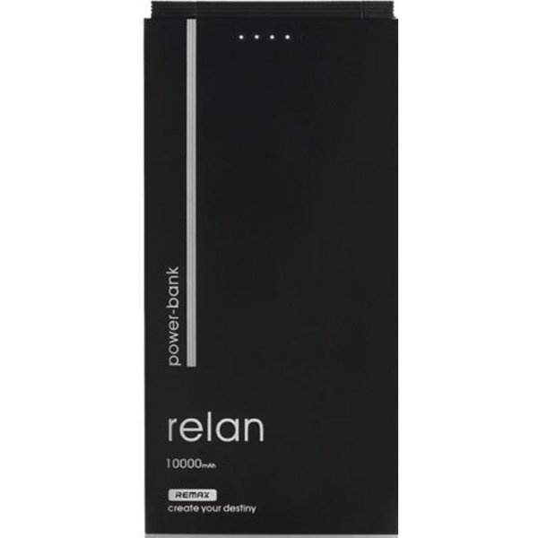 Батарея універсальна Remax Relan 10000mAh 2USB-2A with 2in1 black (RPP-65-BLACK) Батарея універсальна Remax Relan 10000mAh 2USB-2A with 2in1 black (RPP-65-BLACK)