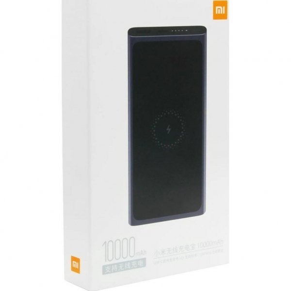 Батарея універсальна Xiaomi Mi Power Bank 10000 mAh QC3.0 з бездротовою зарядкою Black (495077) Батарея універсальна Xiaomi Mi Power Bank 10000 mAh QC3.0 з бездротовою зарядкою Black (495077)