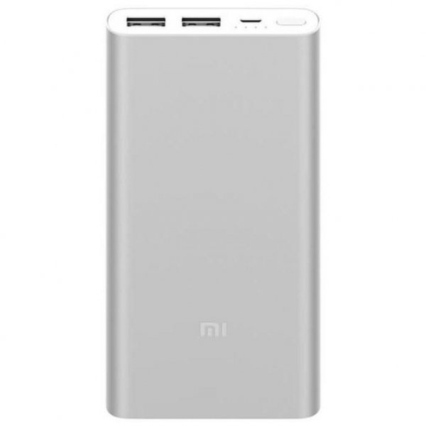 Батарея універсальна Xiaomi Mi Power Bank 2S 10000 mAh QC2.0 (PLM09ZM) Silver (VXN4228CN)