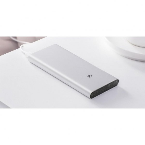 Батарея універсальна Xiaomi Mi Power bank 3 10000mAh QC3.0(Type-C), QC2.0(USB) Silver (PLM12ZM)