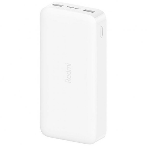 Батарея універсальна Xiaomi Redmi 20000mAh (in 2.1A Micro-USB,Type-C/ out 2*2.4A) White (VXN4265CN / VXN4285)
