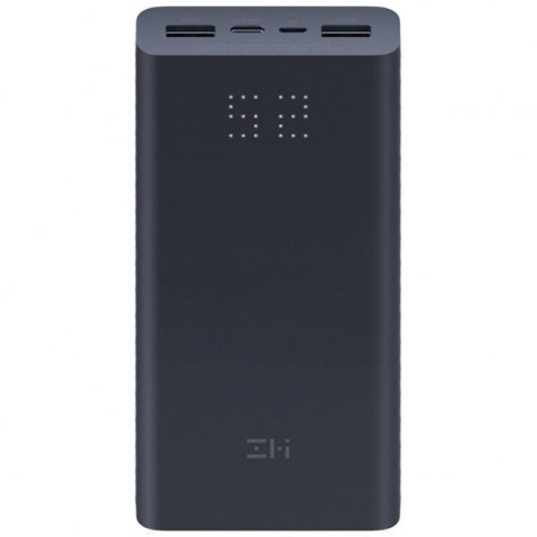 Батарея універсальна ZMi Aura 20000mAh Type-C 2*USB QC2.0/3.0 Black (QB822)