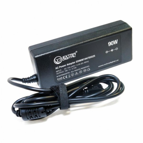 Блок живлення до ноутбука EXTRADIGITAL Asus 19V, 4.74A, 90W (5.5x2.5) (PST3815) Блок живлення до ноутбука EXTRADIGITAL Asus 19V, 4.74A, 90W (5.5x2.5) (PST3815)