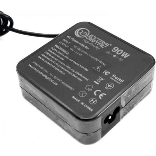 Блок живлення до ноутбука EXTRADIGITAL HP 19V, 4.74A, 90W (7.4x5.0) High Quality (PSH3885)