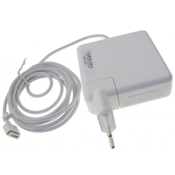 Блок живлення до ноутбука PowerPlant APPLE 220V, 16.5V 60W 3.65A (Magnet tip) (AP60KMAG)