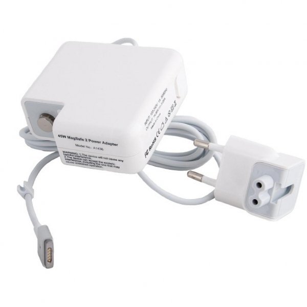 Блок живлення до ноутбука PowerPlant APPLE 220V, 85W, 20V, 4.6AA (MagSafe 2) (AP85HMAG2)