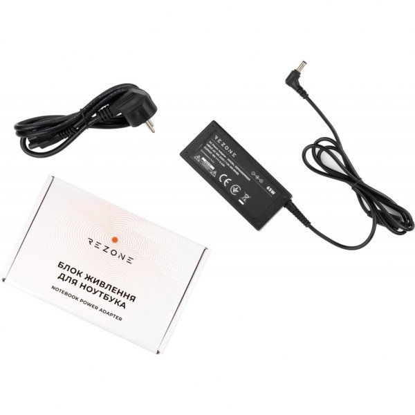 Блок живлення до ноутбука Rezone ASUS 65W 19V 3,42A коннектор 5.5*2.5 (RZPSAS65195525)
